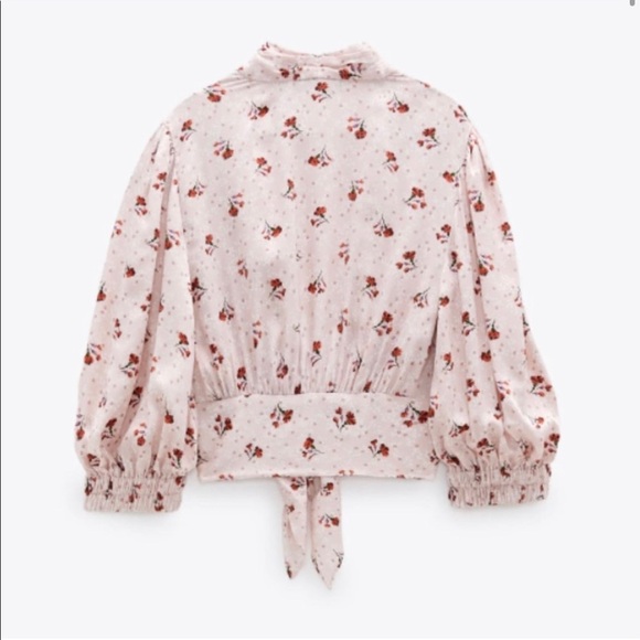 NEW Zara tie crop blouse - Picture 9 of 14